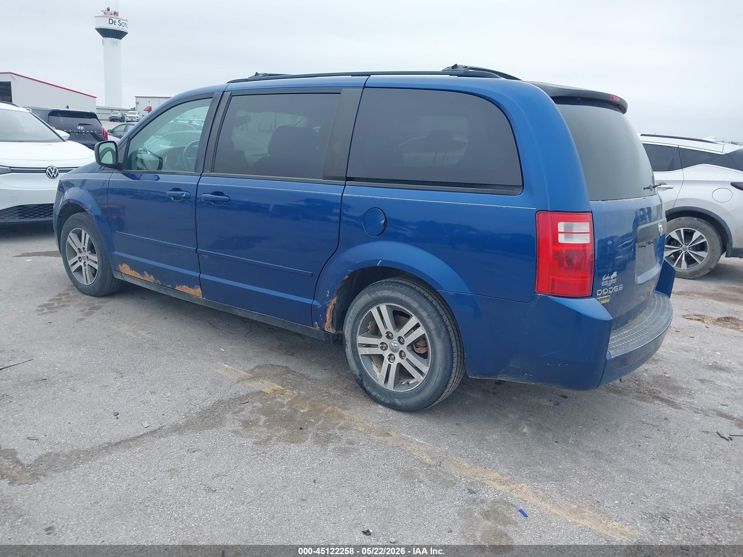 2010 Dodge Grand Caravan Se Blue vin: 2D4RN4DE7AR106123