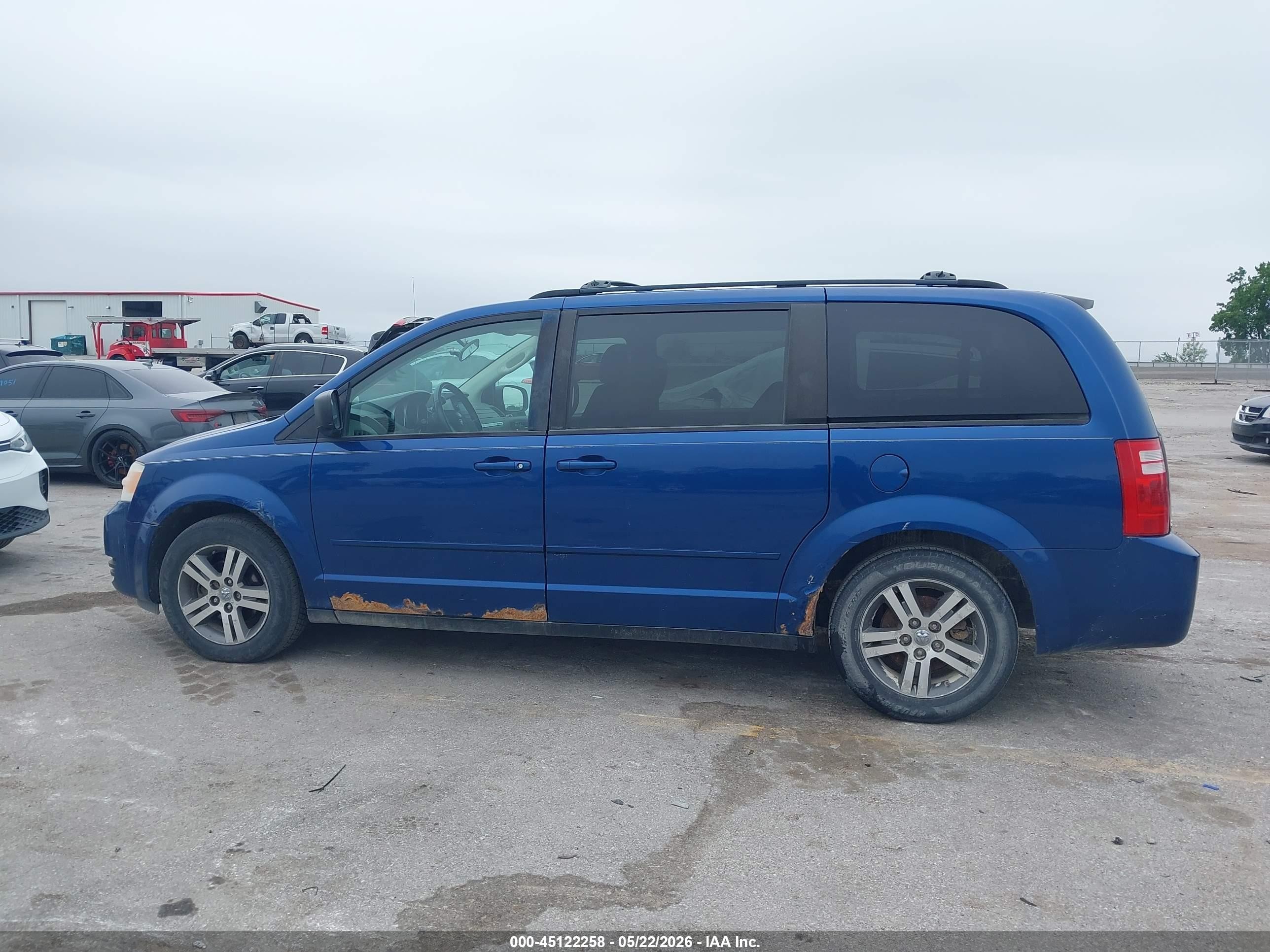 2010 Dodge Grand Caravan Se Blue vin: 2D4RN4DE7AR106123