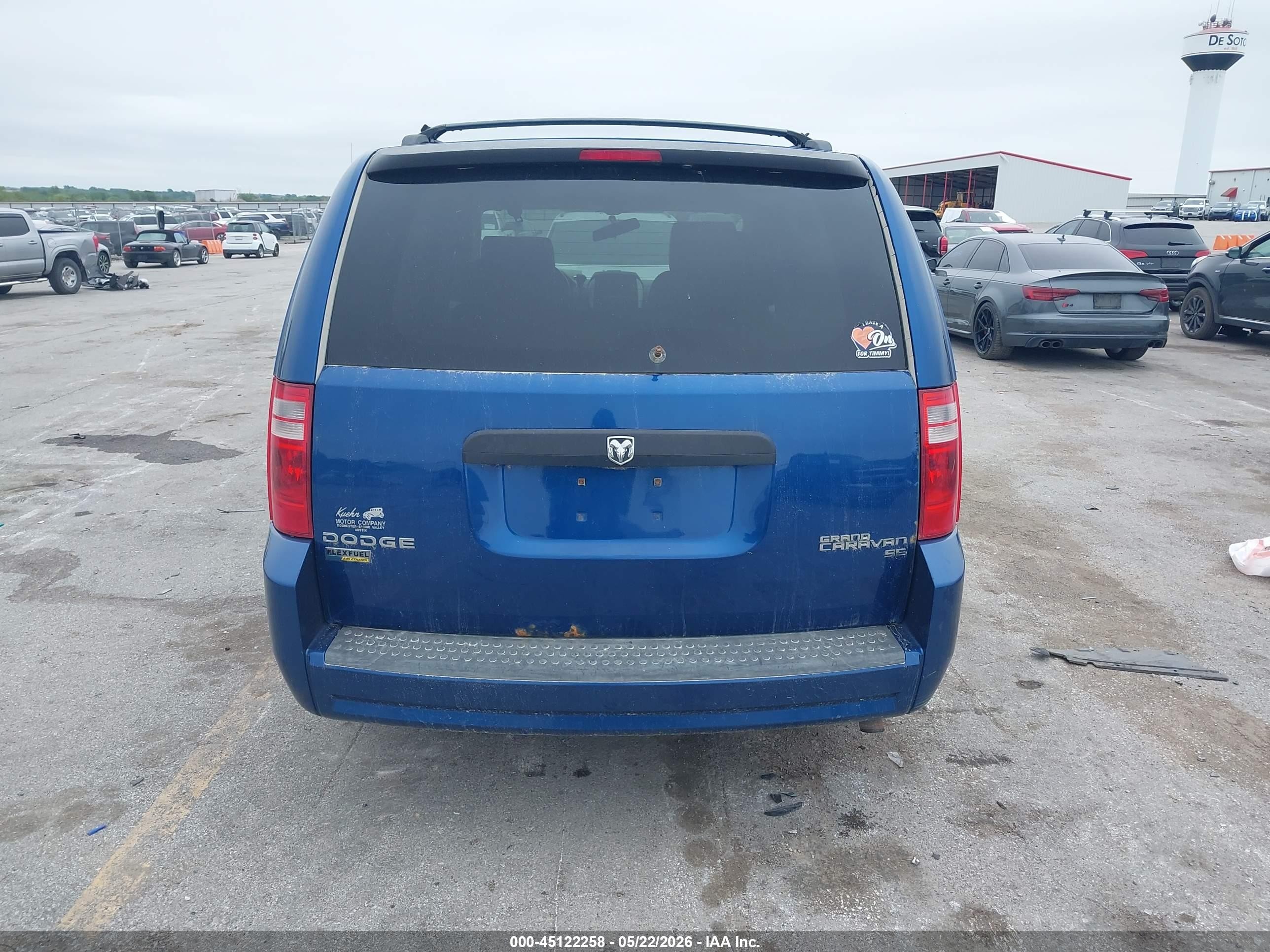 2010 Dodge Grand Caravan Se Blue vin: 2D4RN4DE7AR106123