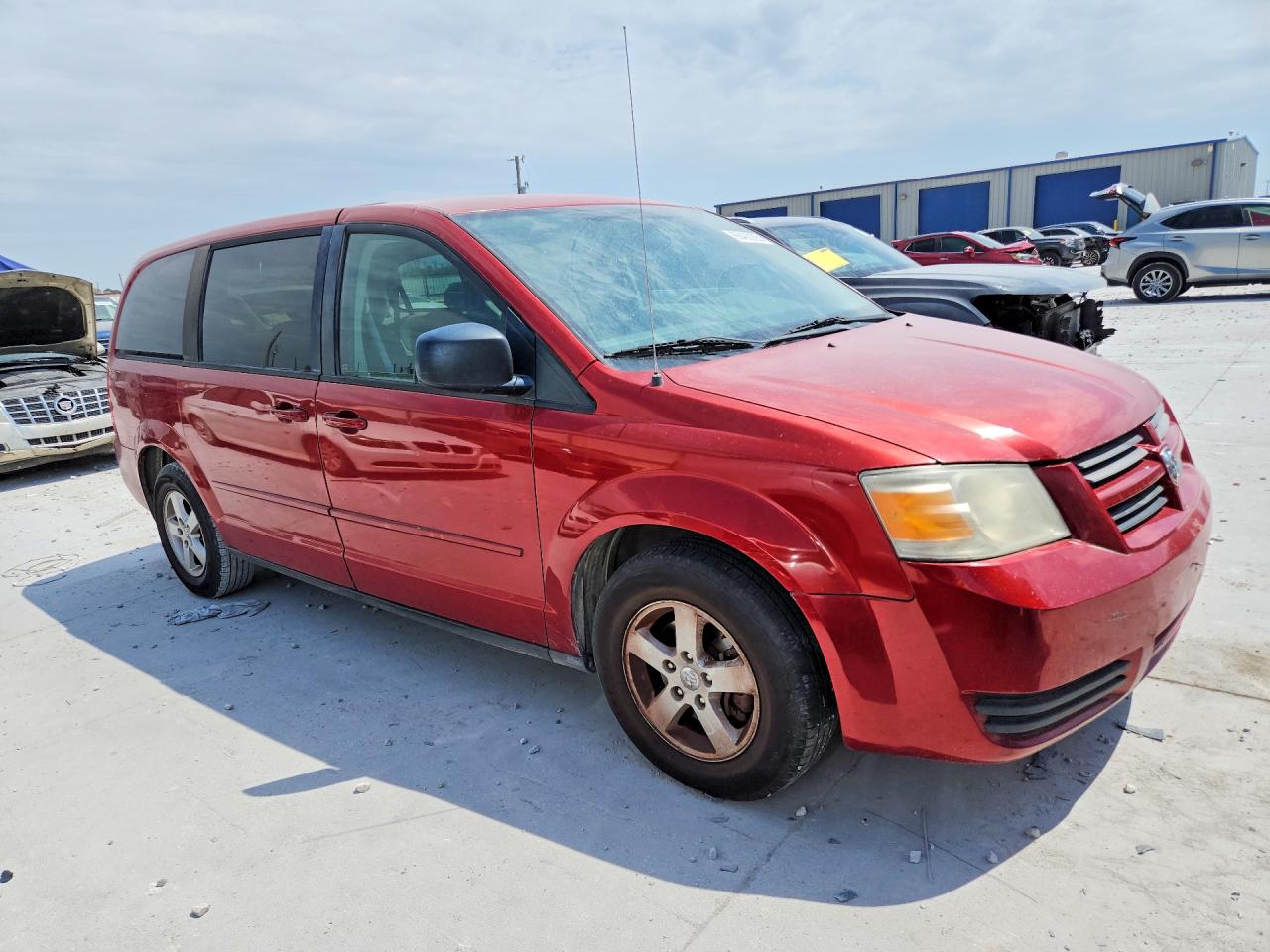2010 Dodge Grand Caravan Se Maroon vin: 2D4RN4DE7AR125383
