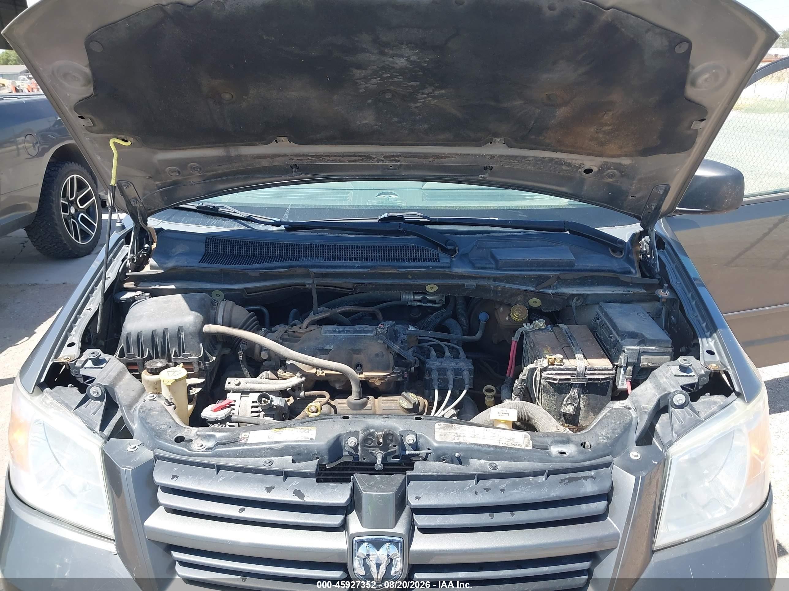 2010 Dodge Grand Caravan Se Gray vin: 2D4RN4DE7AR334588