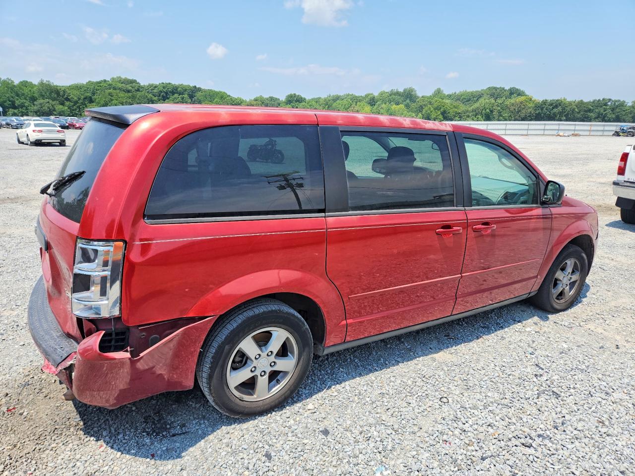 2010 Dodge Grand Caravan Se Красный vin: 2D4RN4DE8AR101626