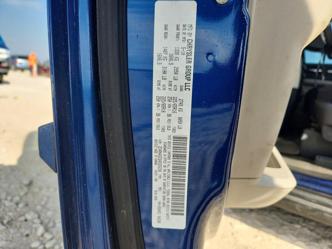 2010 Dodge Grand Caravan Se Blue vin: 2D4RN4DE8AR326290