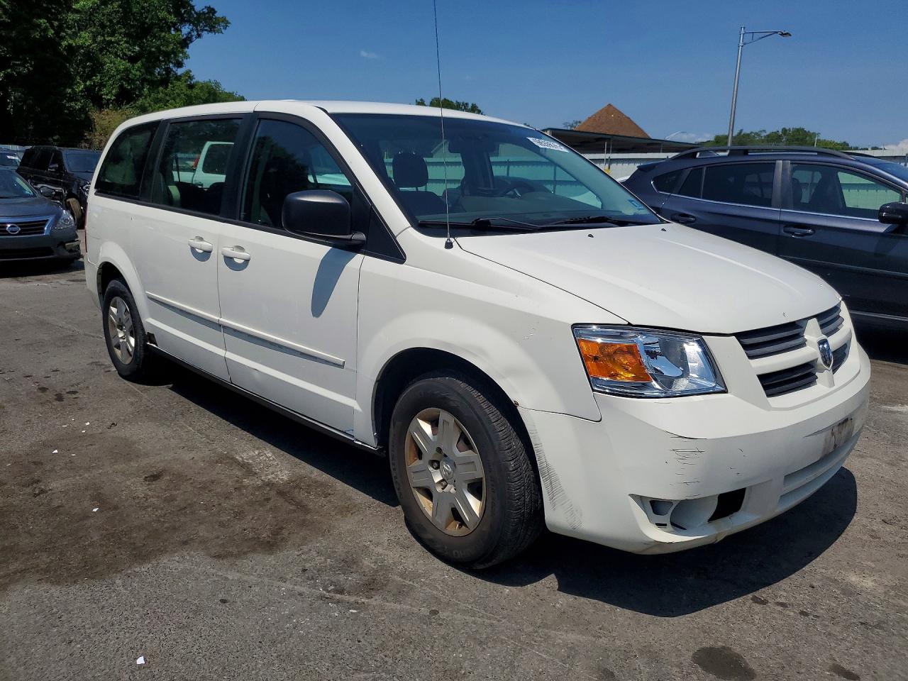 2010 Dodge Grand Caravan Cargo White vin: 2D4RN4DE8AR350072