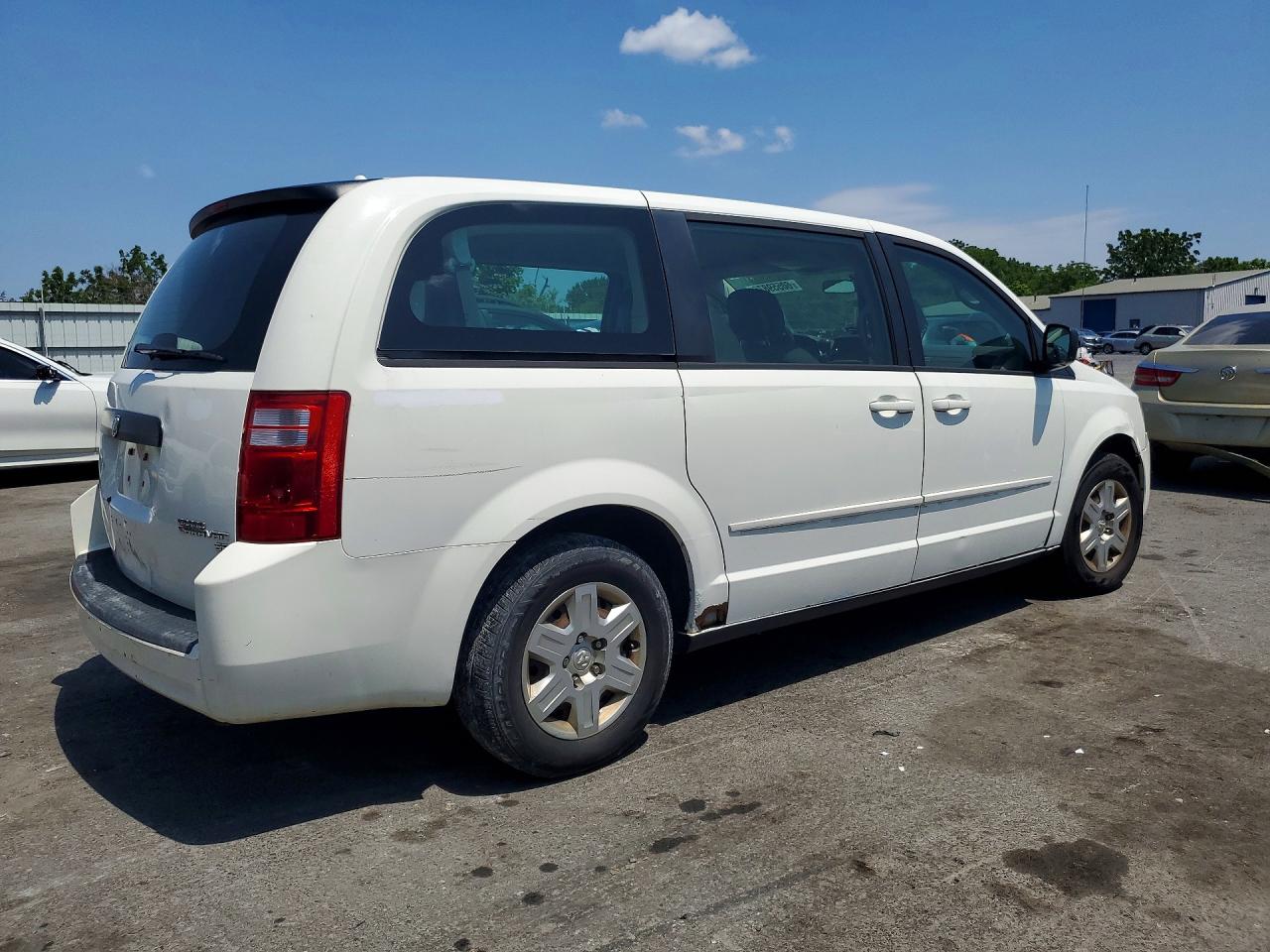 2010 Dodge Grand Caravan Cargo White vin: 2D4RN4DE8AR350072