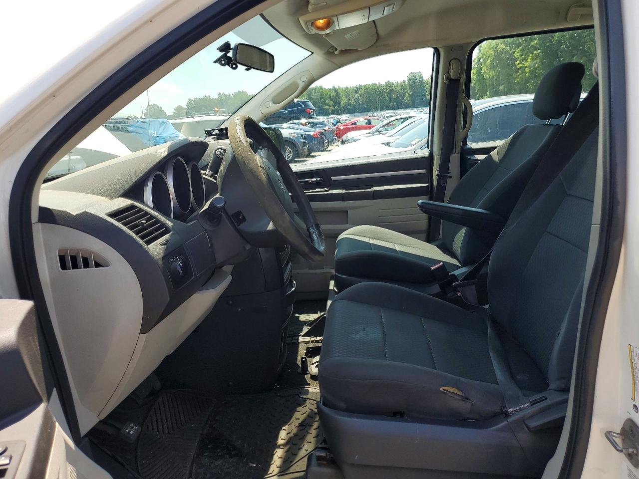 2010 Dodge Grand Caravan Cargo White vin: 2D4RN4DE8AR350072