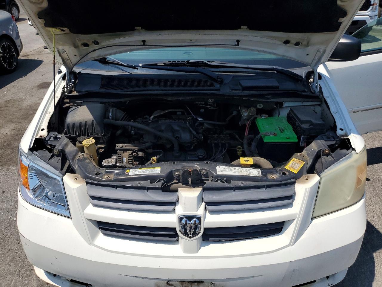 2010 Dodge Grand Caravan Cargo White vin: 2D4RN4DE8AR350072