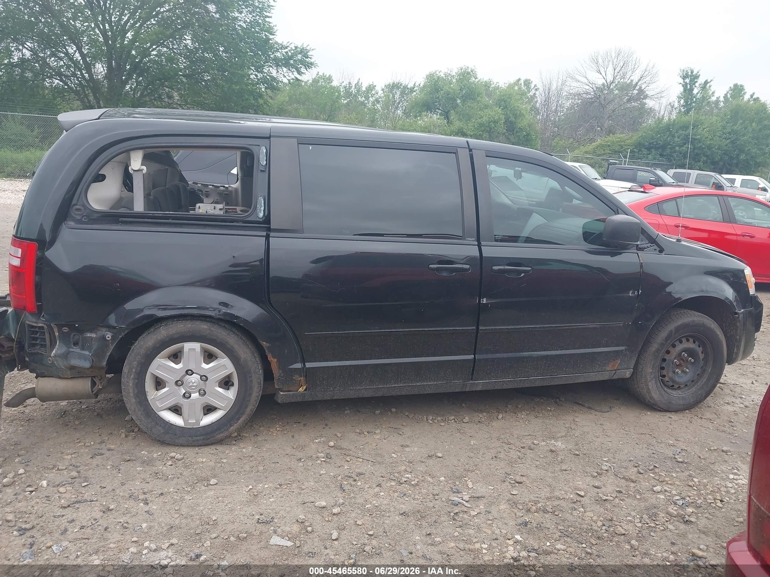 2010 Dodge Grand Caravan Se Black vin: 2D4RN4DE8AR364943