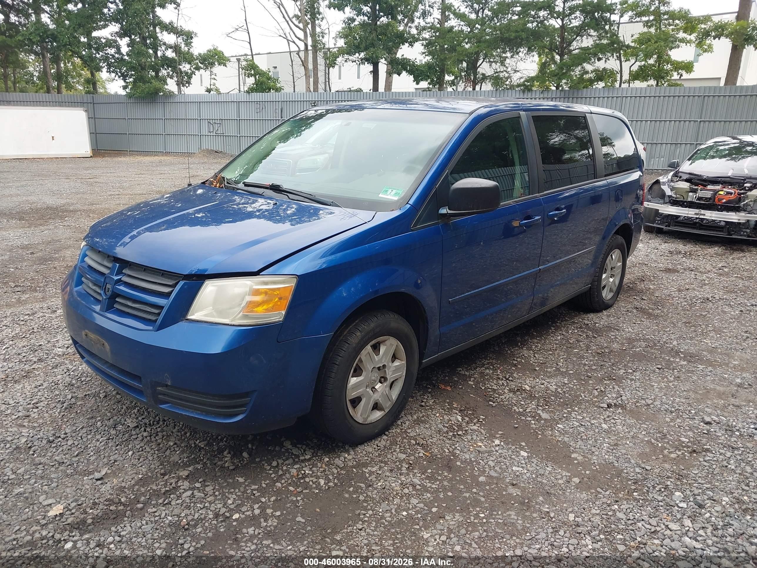 2010 Dodge Grand Caravan Se Синий vin: 2D4RN4DE8AR417138