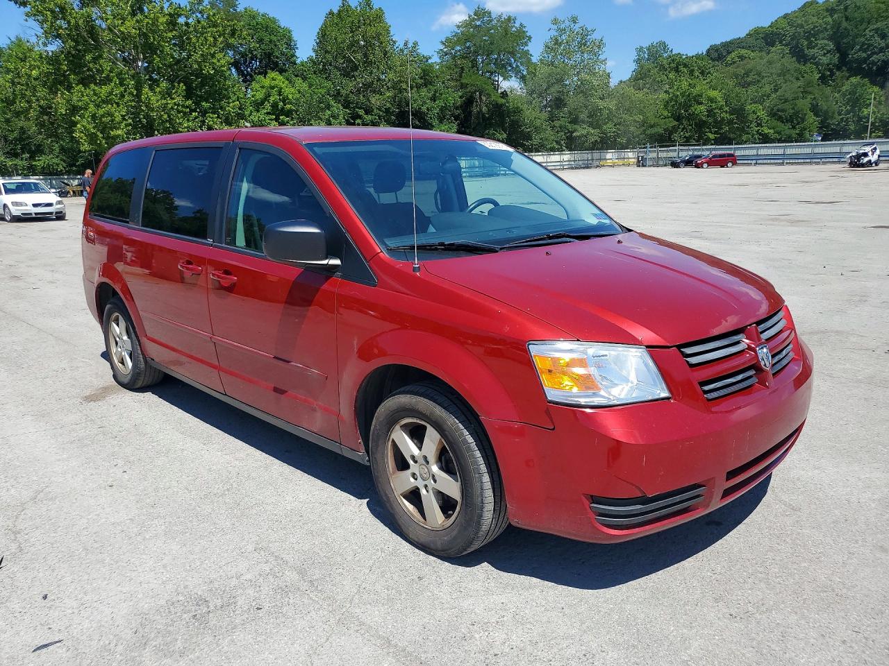2010 Dodge Grand Caravan Se Red vin: 2D4RN4DE9AR147627