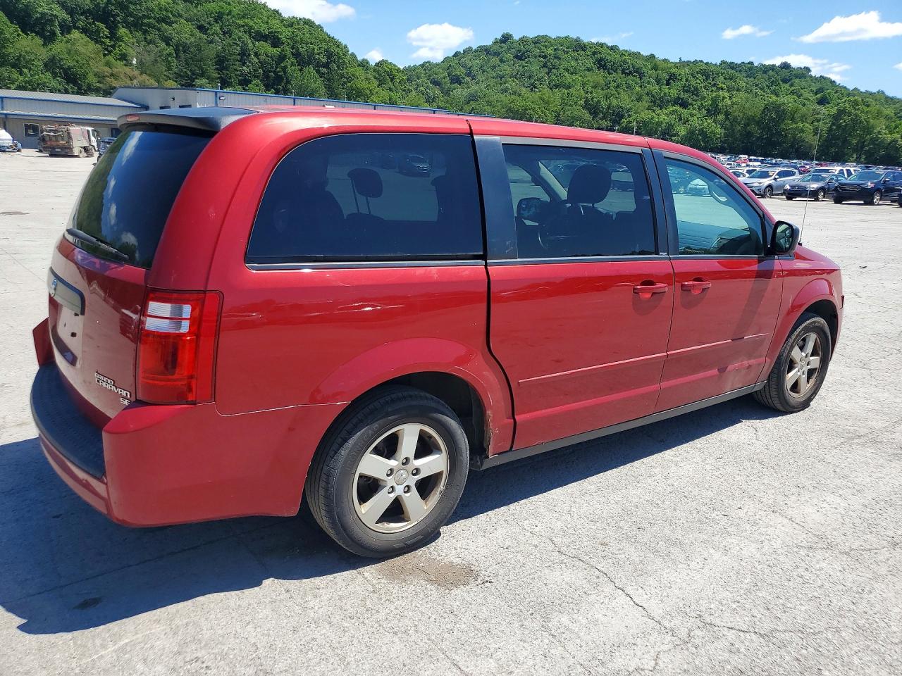 2010 Dodge Grand Caravan Se Red vin: 2D4RN4DE9AR147627