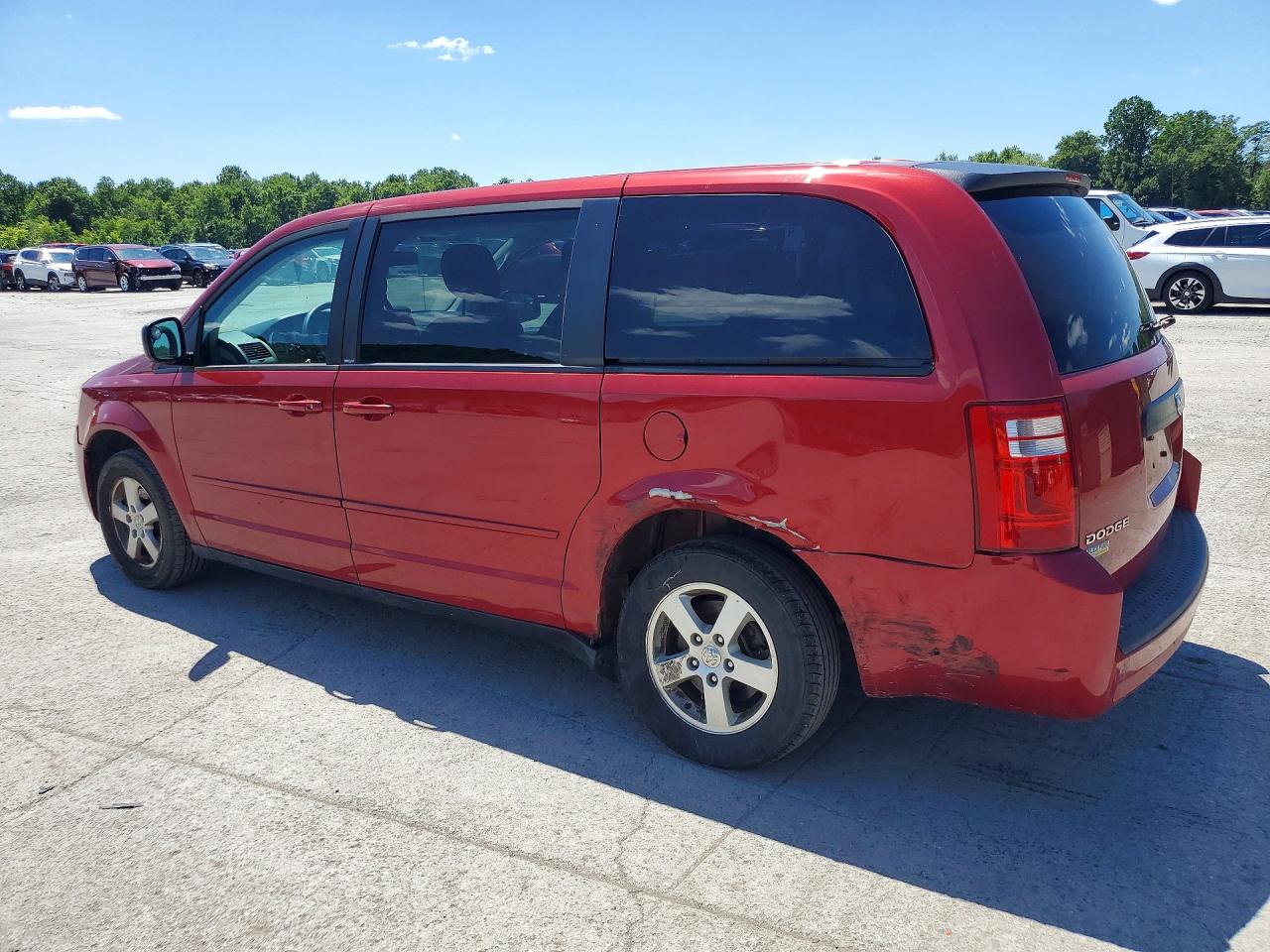2010 Dodge Grand Caravan Se Red vin: 2D4RN4DE9AR147627