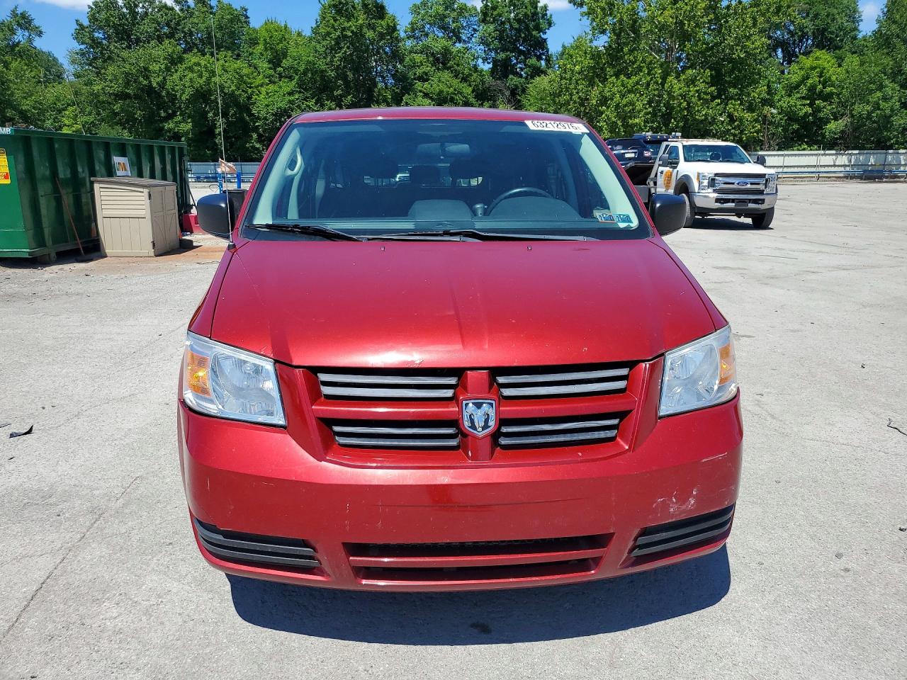 2010 Dodge Grand Caravan Se Red vin: 2D4RN4DE9AR147627