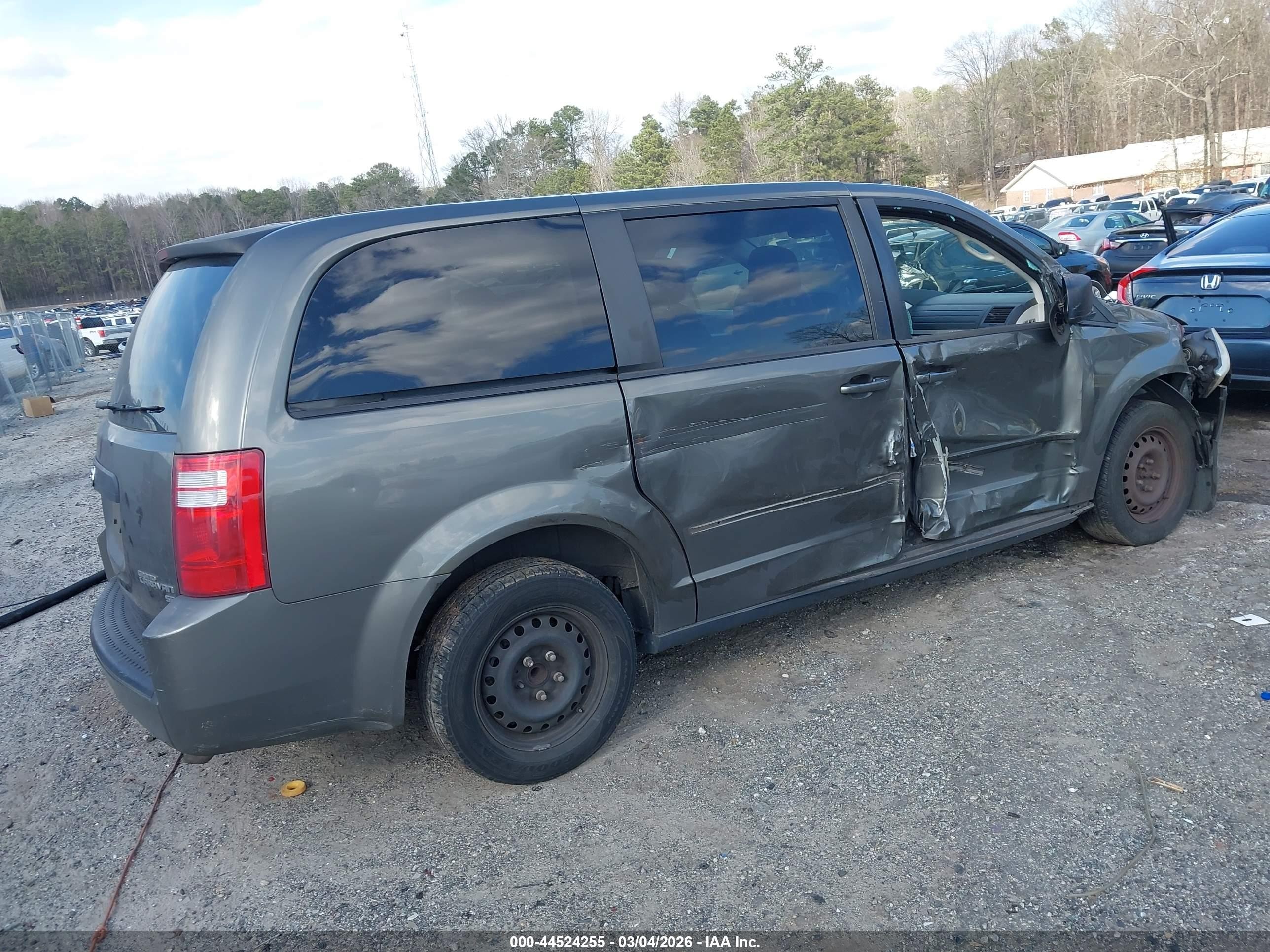 2010 Dodge Grand Caravan Se Gray vin: 2D4RN4DE9AR380195