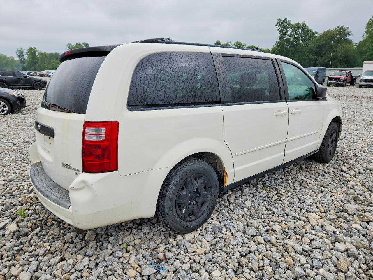 2010 Dodge Grand Caravan Se White vin: 2D4RN4DEXAR134725