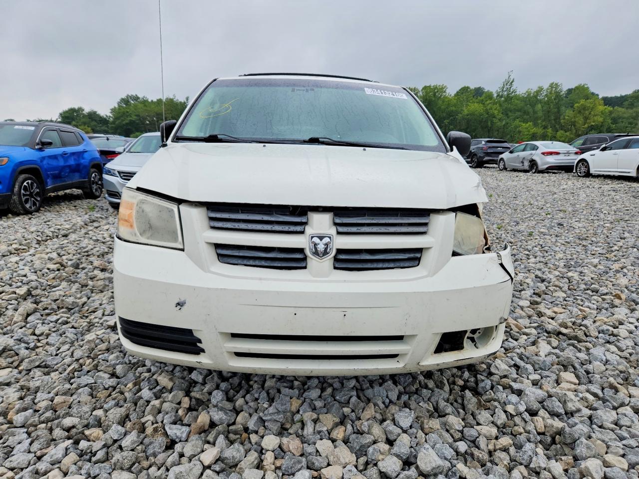 2010 Dodge Grand Caravan Se White vin: 2D4RN4DEXAR134725