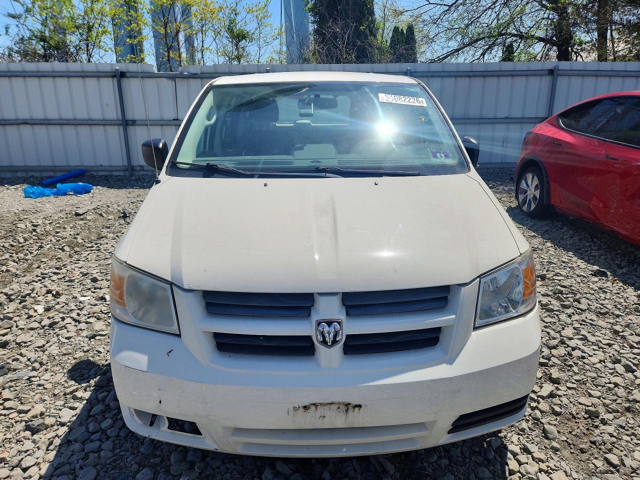2010 Dodge Grand Caravan Se White vin: 2D4RN4DEXAR265668