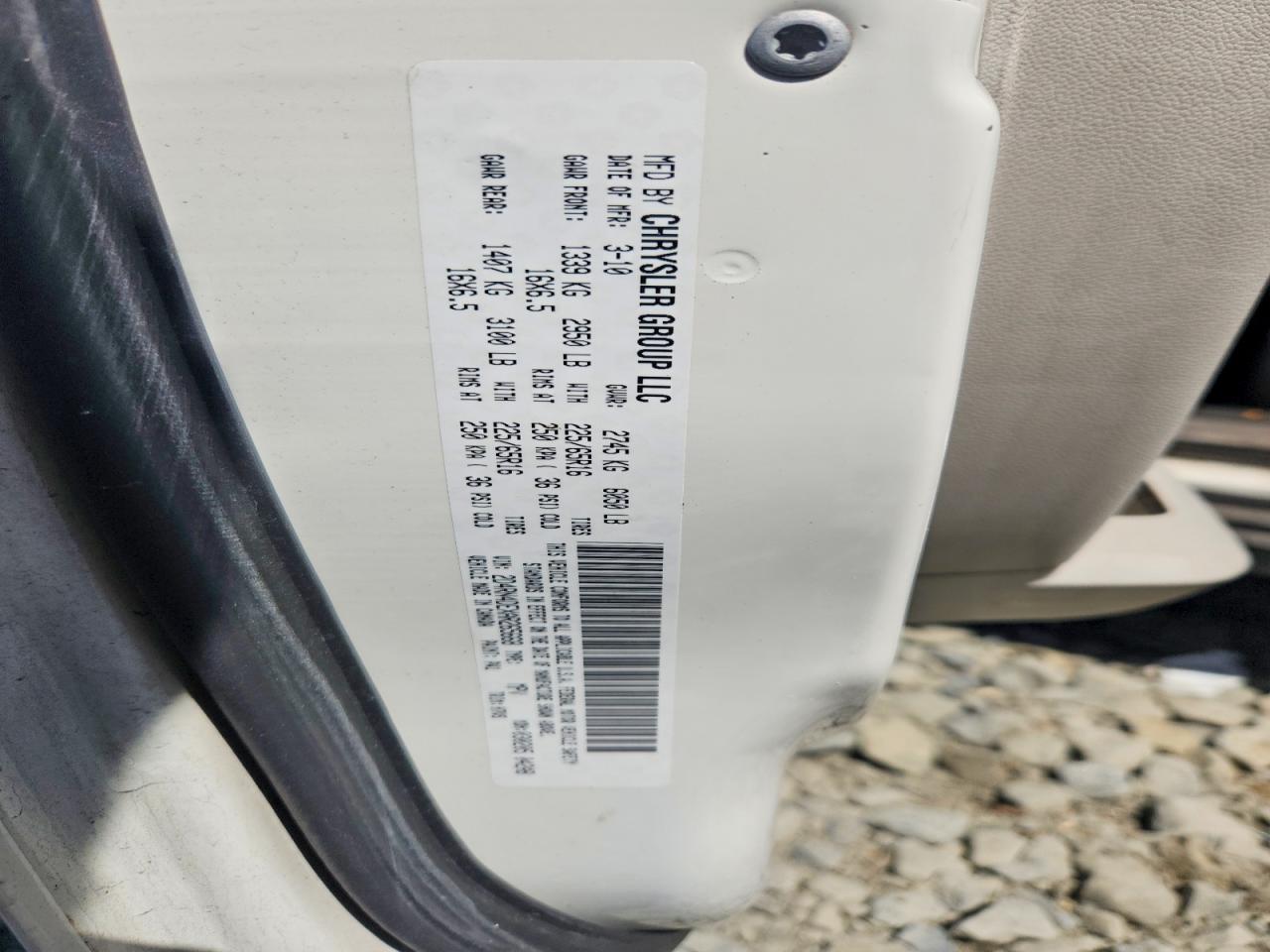 2010 Dodge Grand Caravan Se White vin: 2D4RN4DEXAR265668