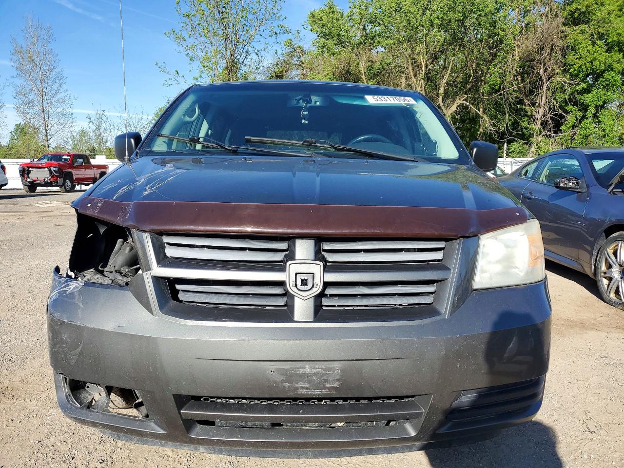2010 Dodge Grand Caravan Se Gray vin: 2D4RN4DEXAR274452