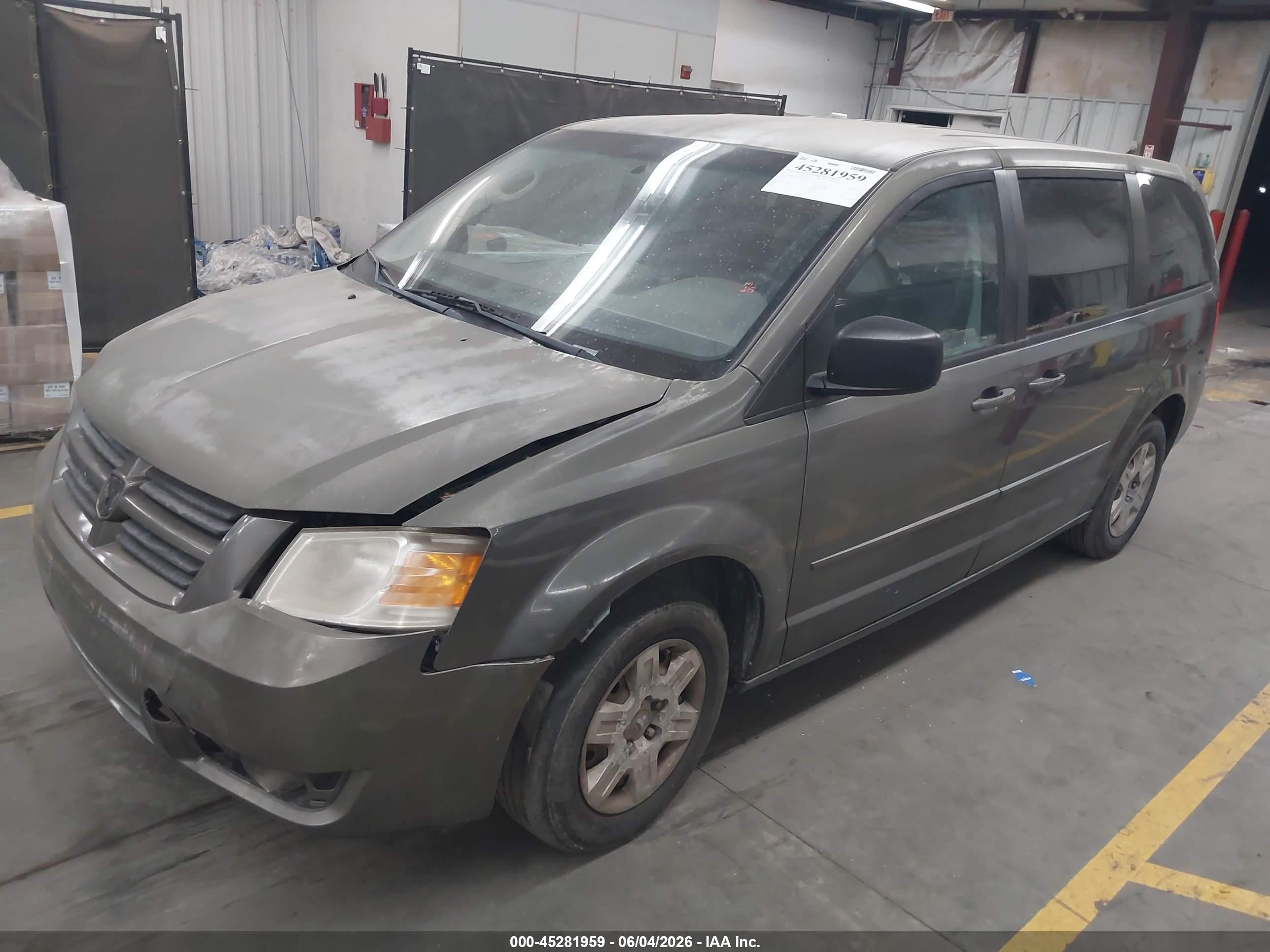 2010 Dodge Grand Caravan Se Gray vin: 2D4RN4DEXAR335279