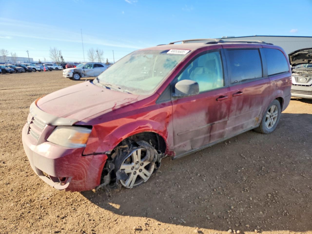 2010 Dodge Grand Caravan Se Red vin: 2D4RN4DEXAR341275