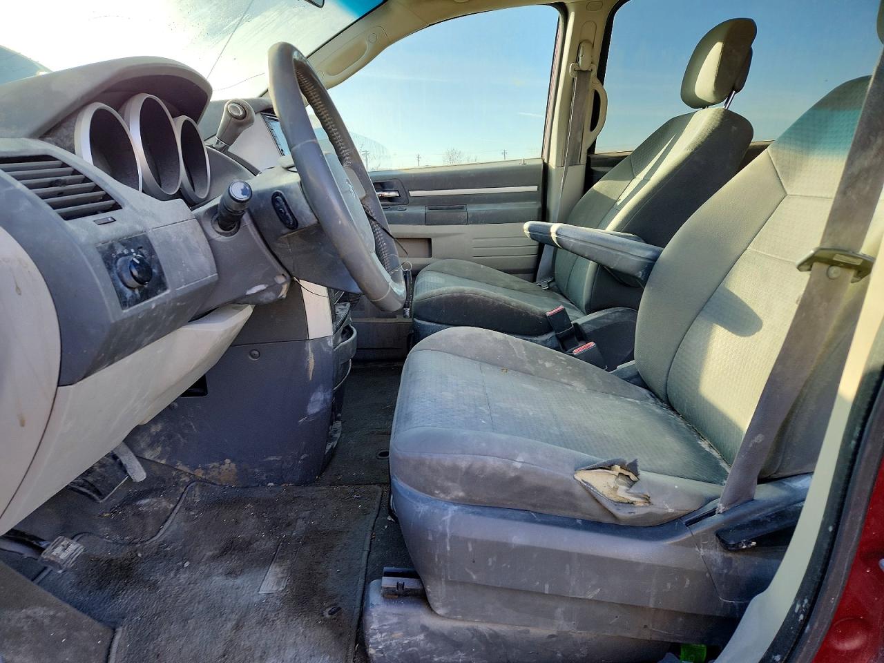 2010 Dodge Grand Caravan Se Red vin: 2D4RN4DEXAR341275