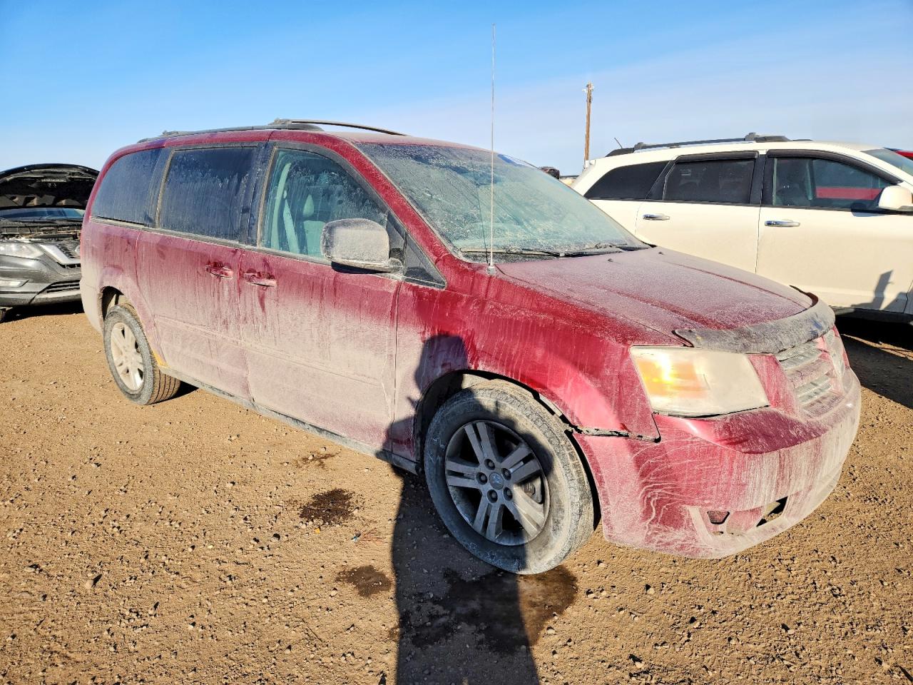 2010 Dodge Grand Caravan Se Red vin: 2D4RN4DEXAR341275