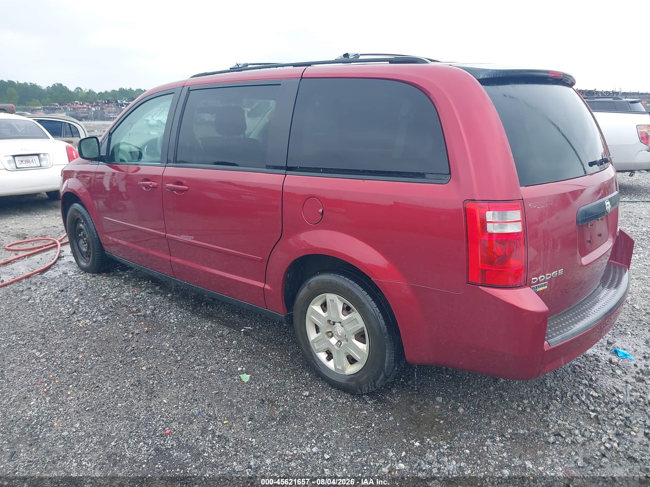 2010 Dodge Grand Caravan Se Red vin: 2D4RN4DEXAR417710