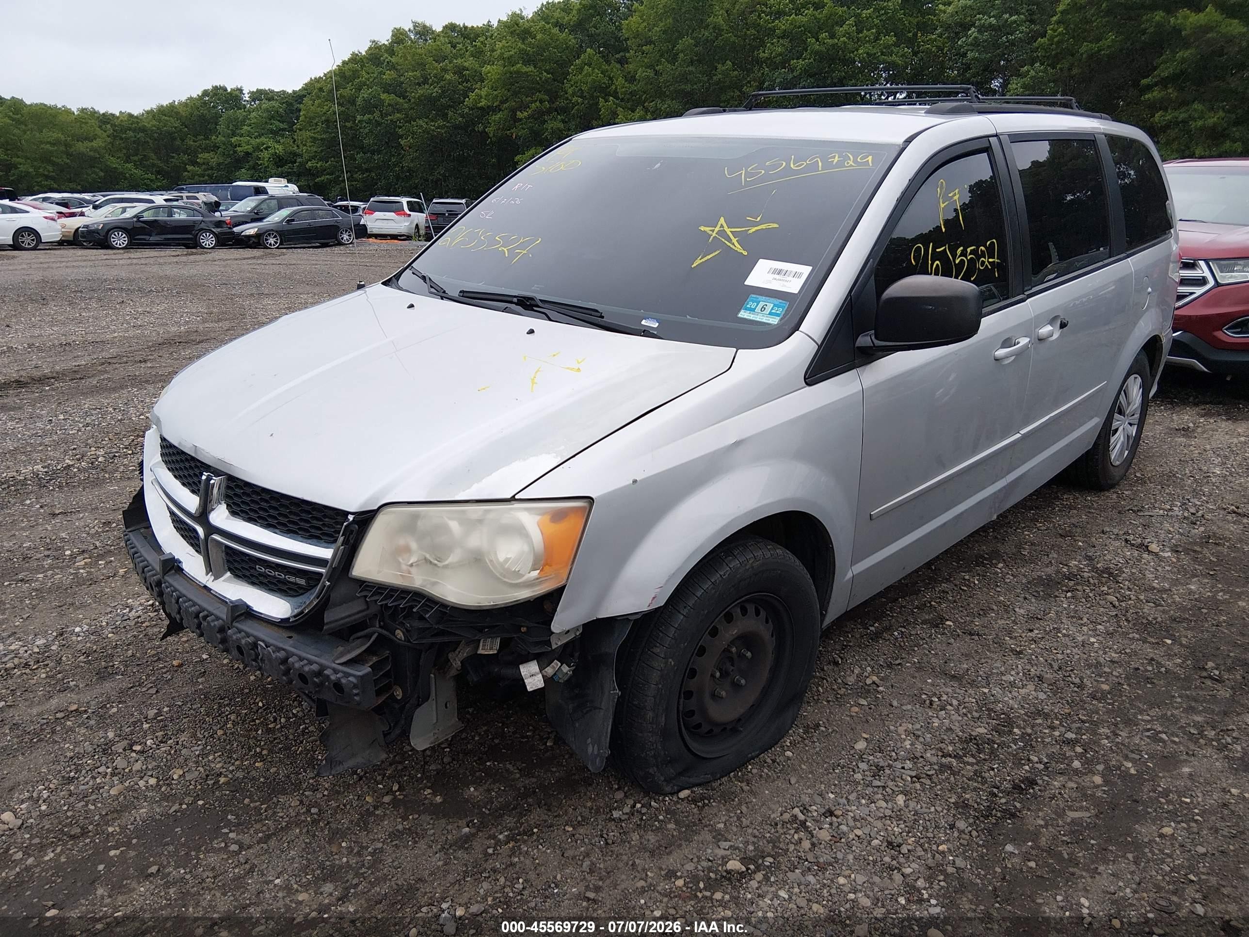 2011 Dodge Grand Caravan Express Gray vin: 2D4RN4DG1BR652712