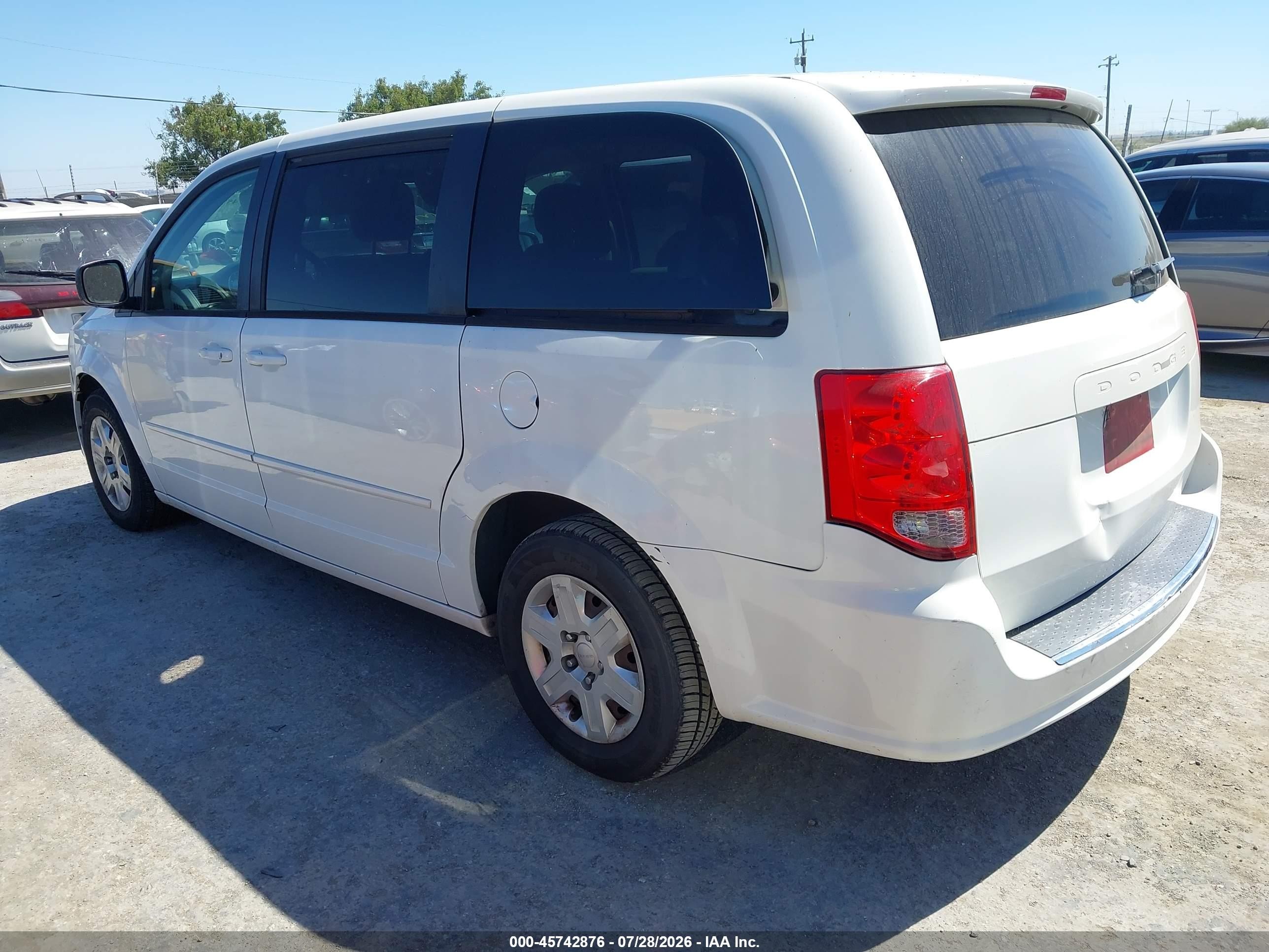 2011 Dodge Grand Caravan Express White vin: 2D4RN4DG3BR740564