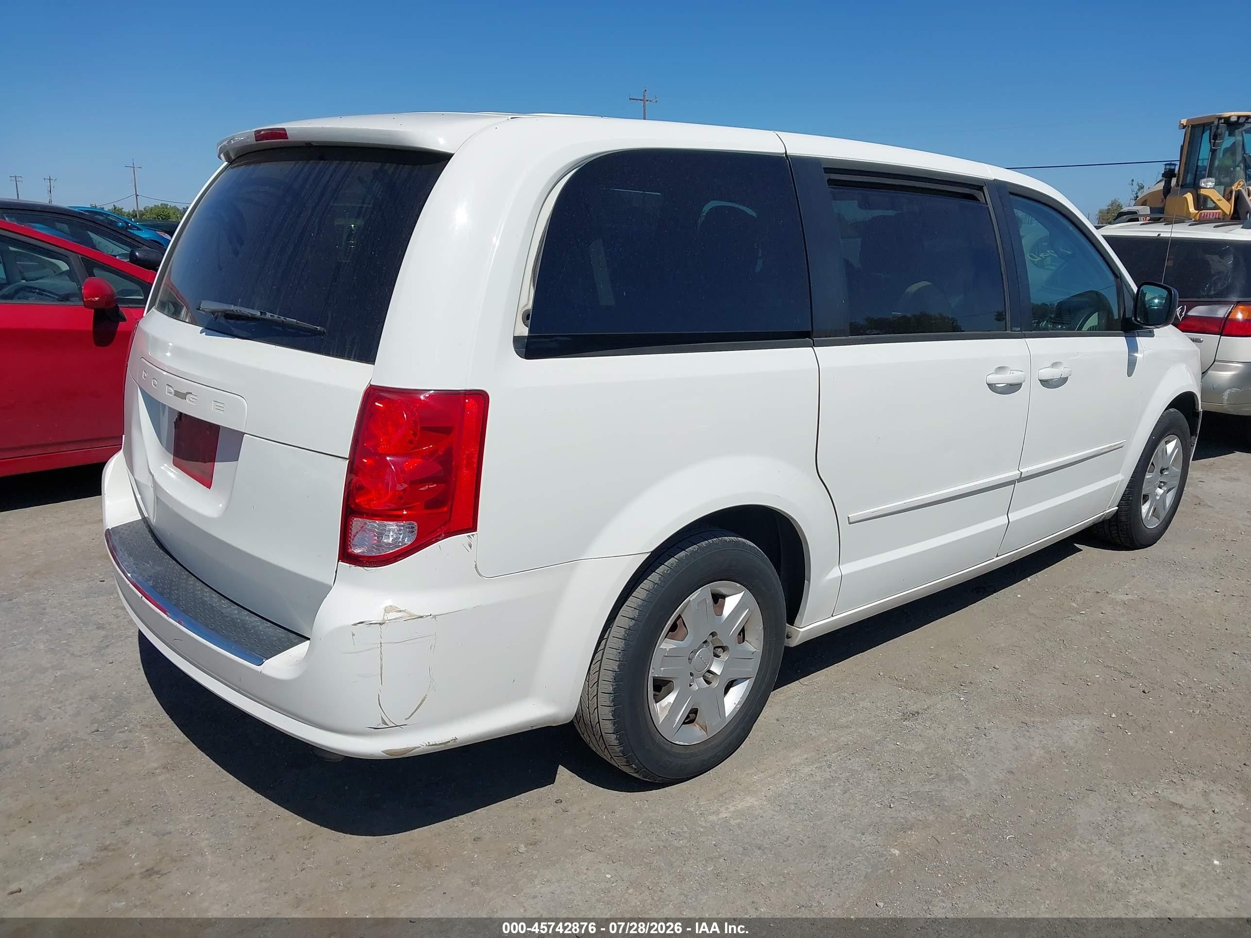 2011 Dodge Grand Caravan Express White vin: 2D4RN4DG3BR740564