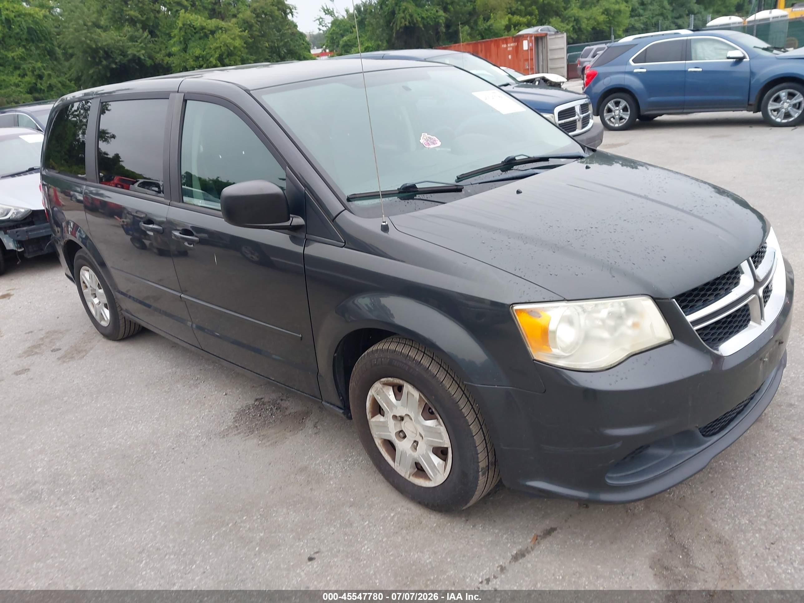 2011 Dodge Grand Caravan Express Gray vin: 2D4RN4DG4BR737124