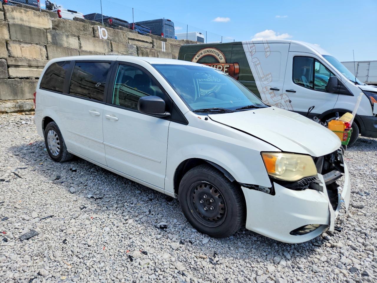 2011 Dodge Grand Caravan Express White vin: 2D4RN4DG5BR654561