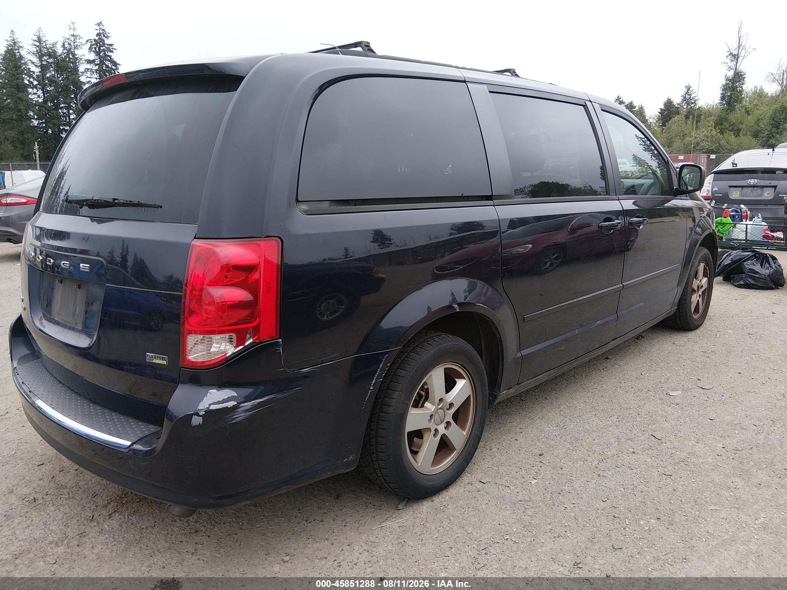 2011 Dodge Grand Caravan Se/sxt Dark Blue vin: 2D4RN4DG5BR730750