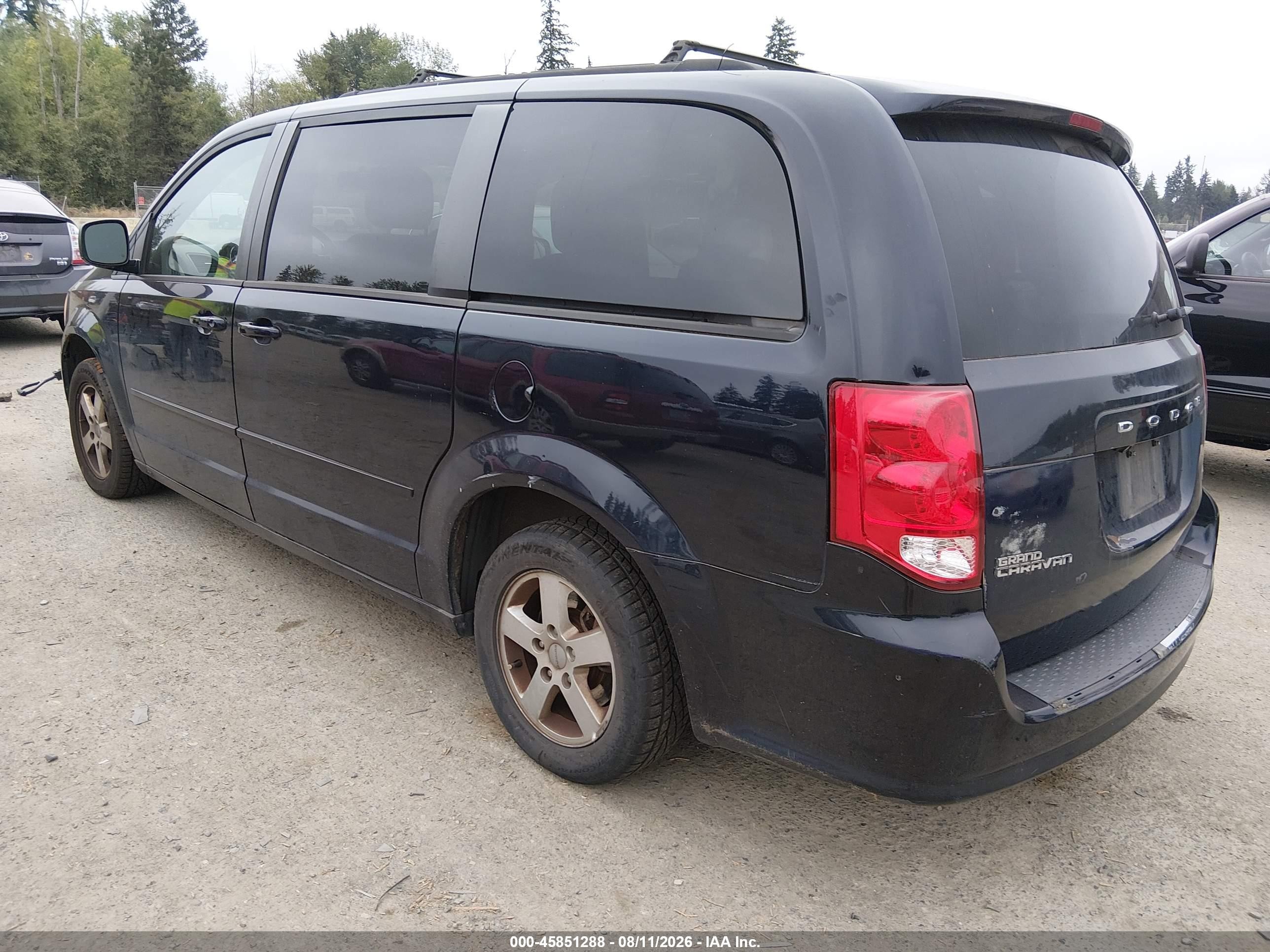 2011 Dodge Grand Caravan Se/sxt Dark Blue vin: 2D4RN4DG5BR730750