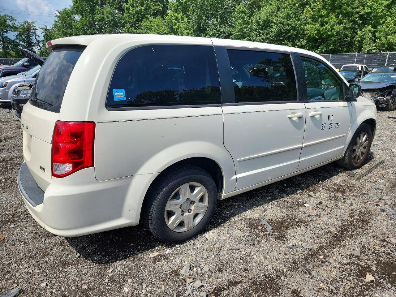 2011 Dodge Grand Caravan Express White vin: 2D4RN4DG5BR731879
