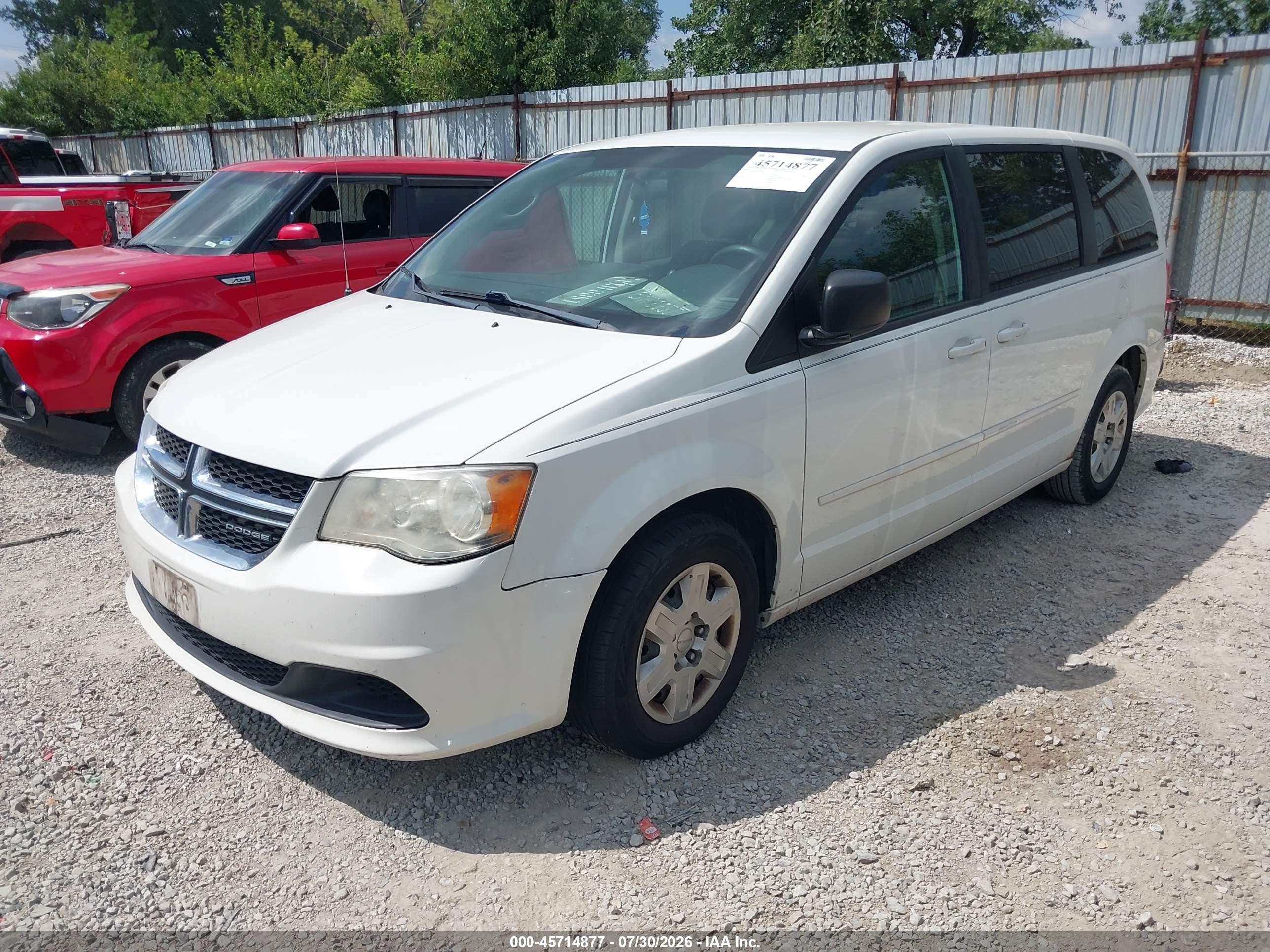 2011 Dodge Grand Caravan Express White vin: 2D4RN4DG7BR769422