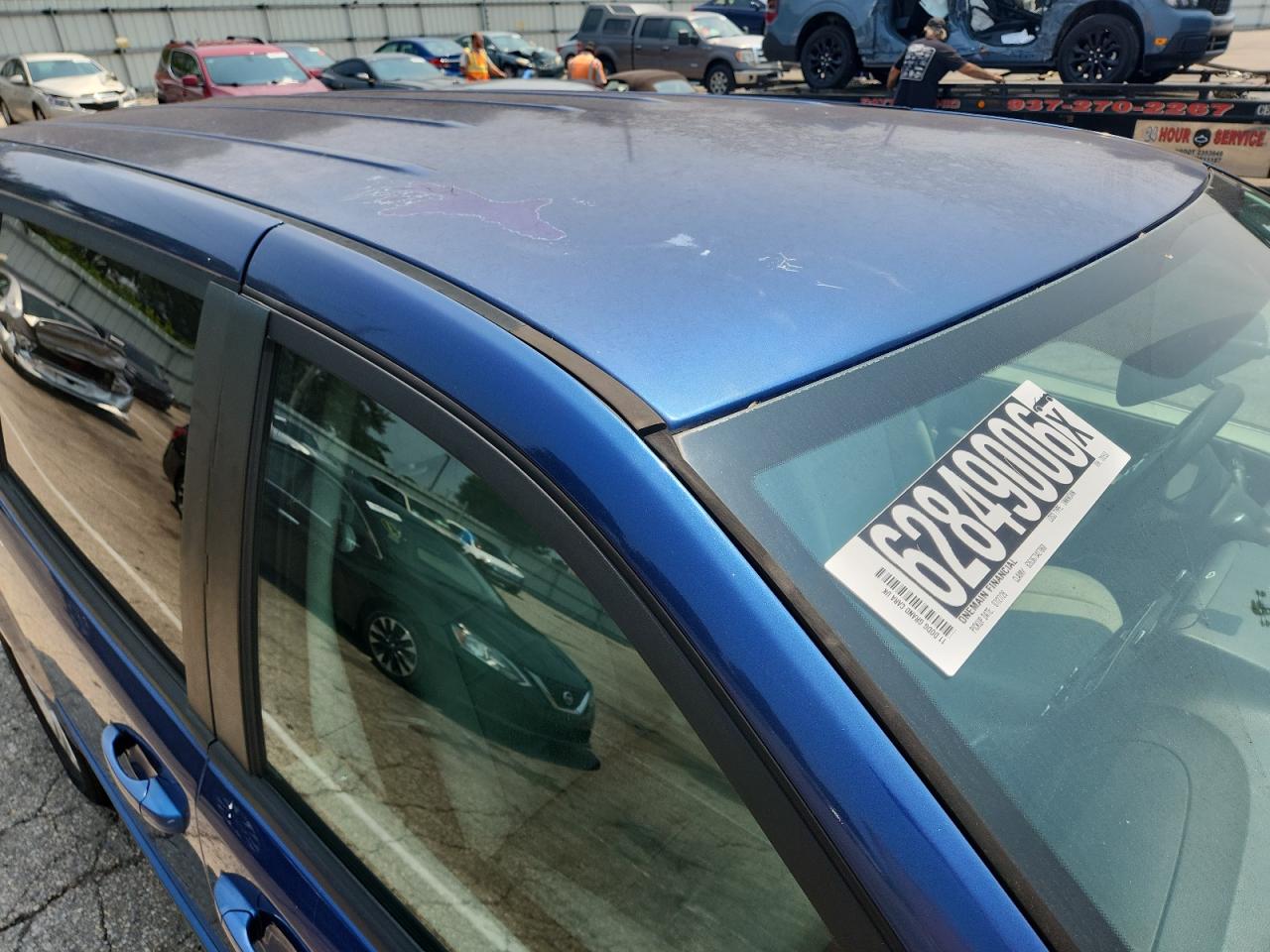 2011 Dodge Grand Caravan Express Blue vin: 2D4RN4DG8BR720553 Damage: Roof Panel, Heavy Scratch, > 12 Inches