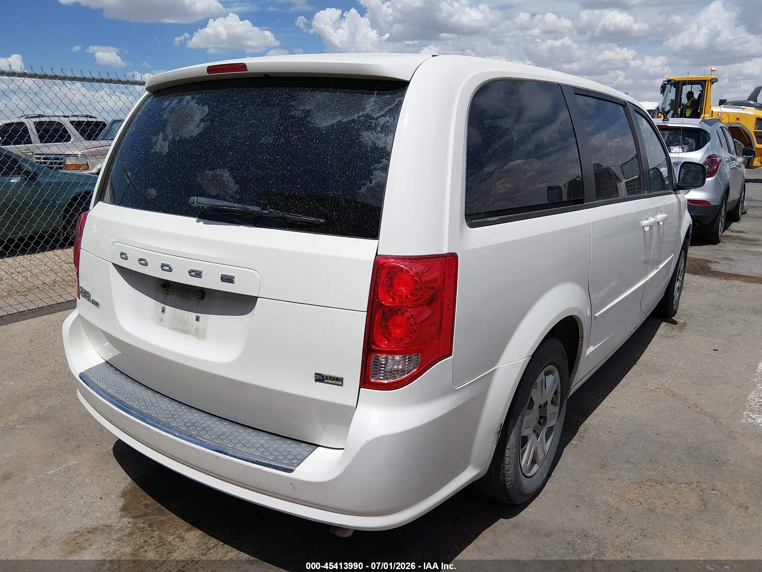 2011 Dodge Grand Caravan Express White vin: 2D4RN4DG8BR792143