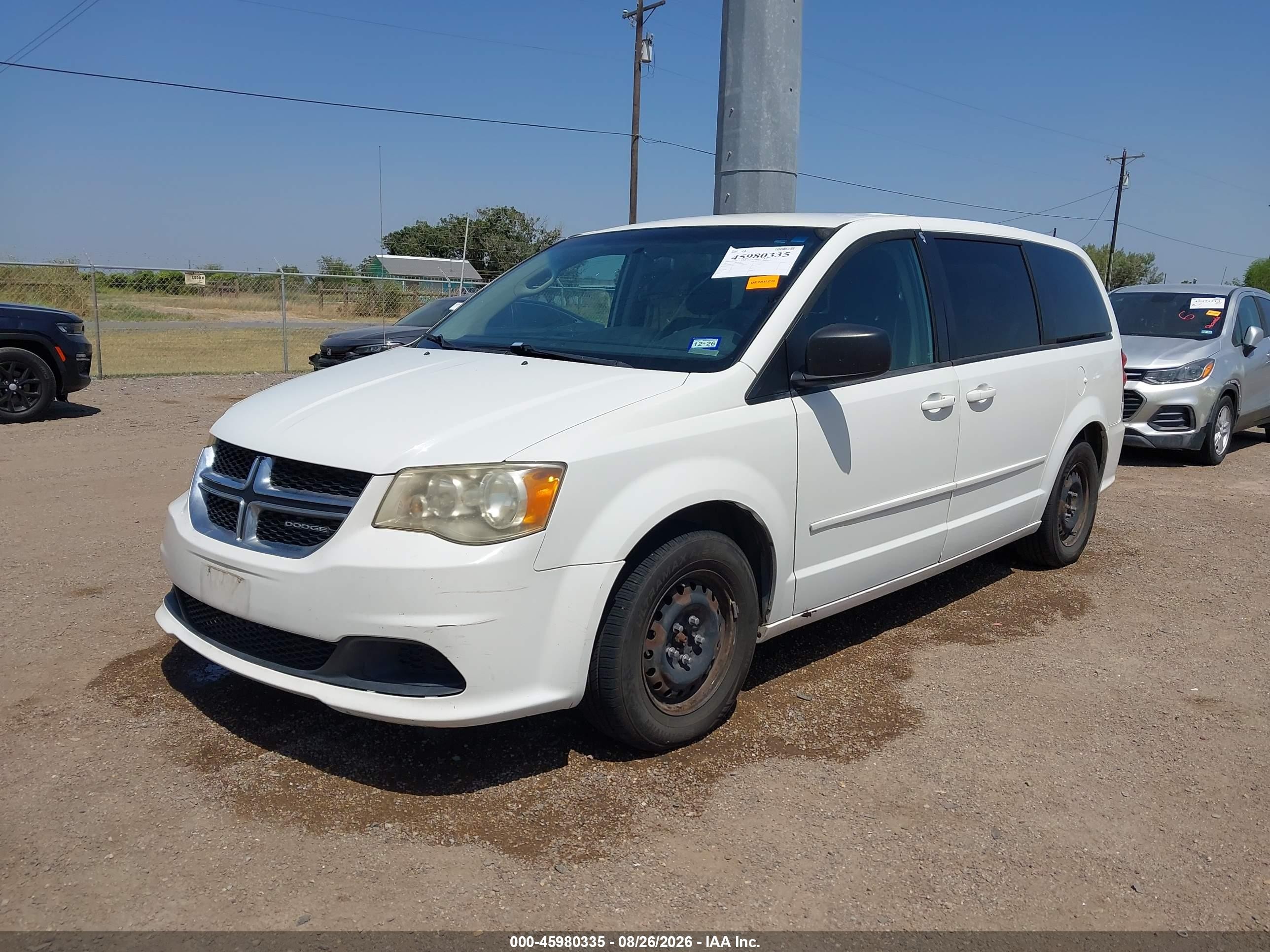 2011 Dodge Grand Caravan Express White vin: 2D4RN4DG8BR796046