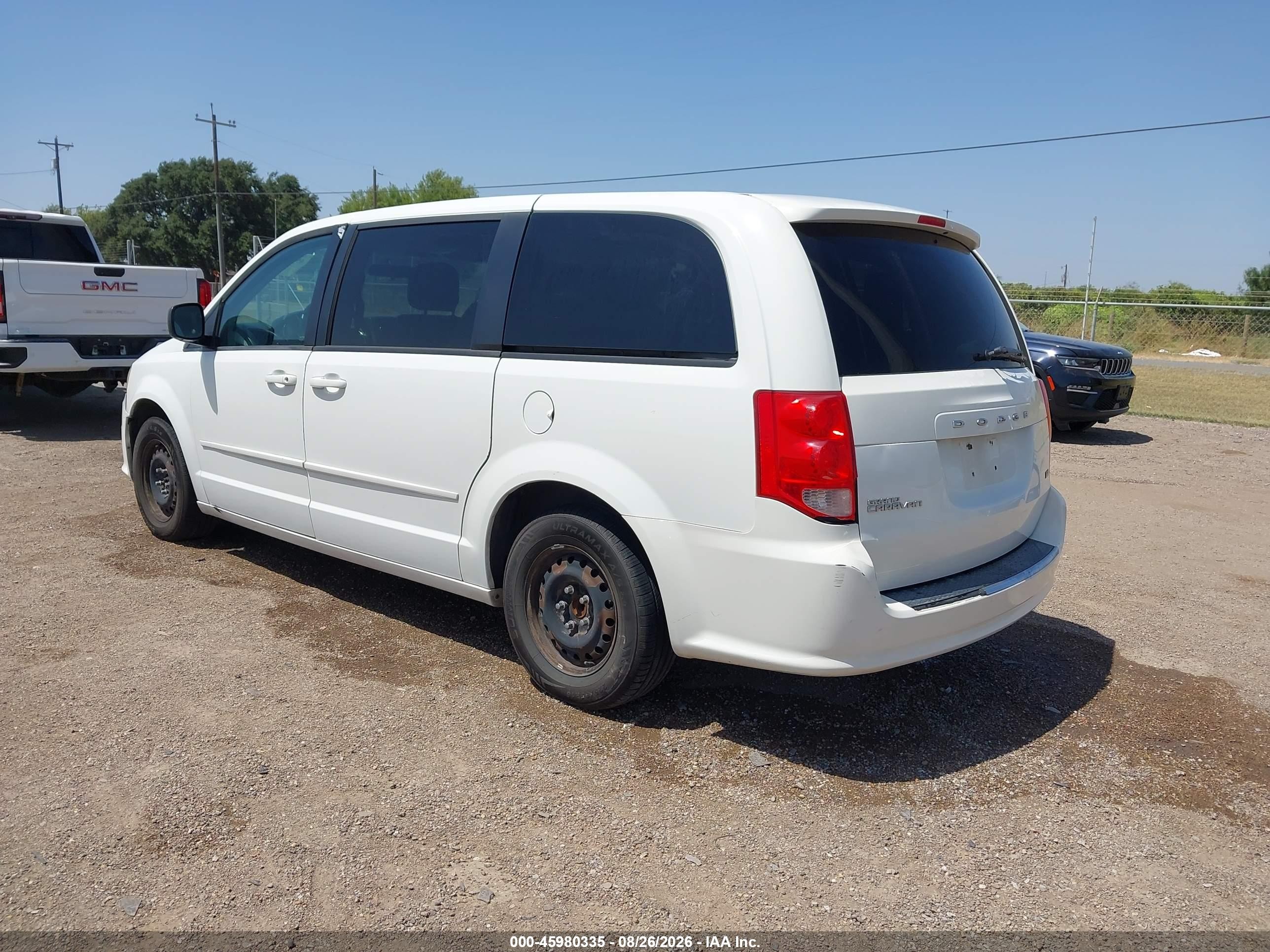 2011 Dodge Grand Caravan Express White vin: 2D4RN4DG8BR796046