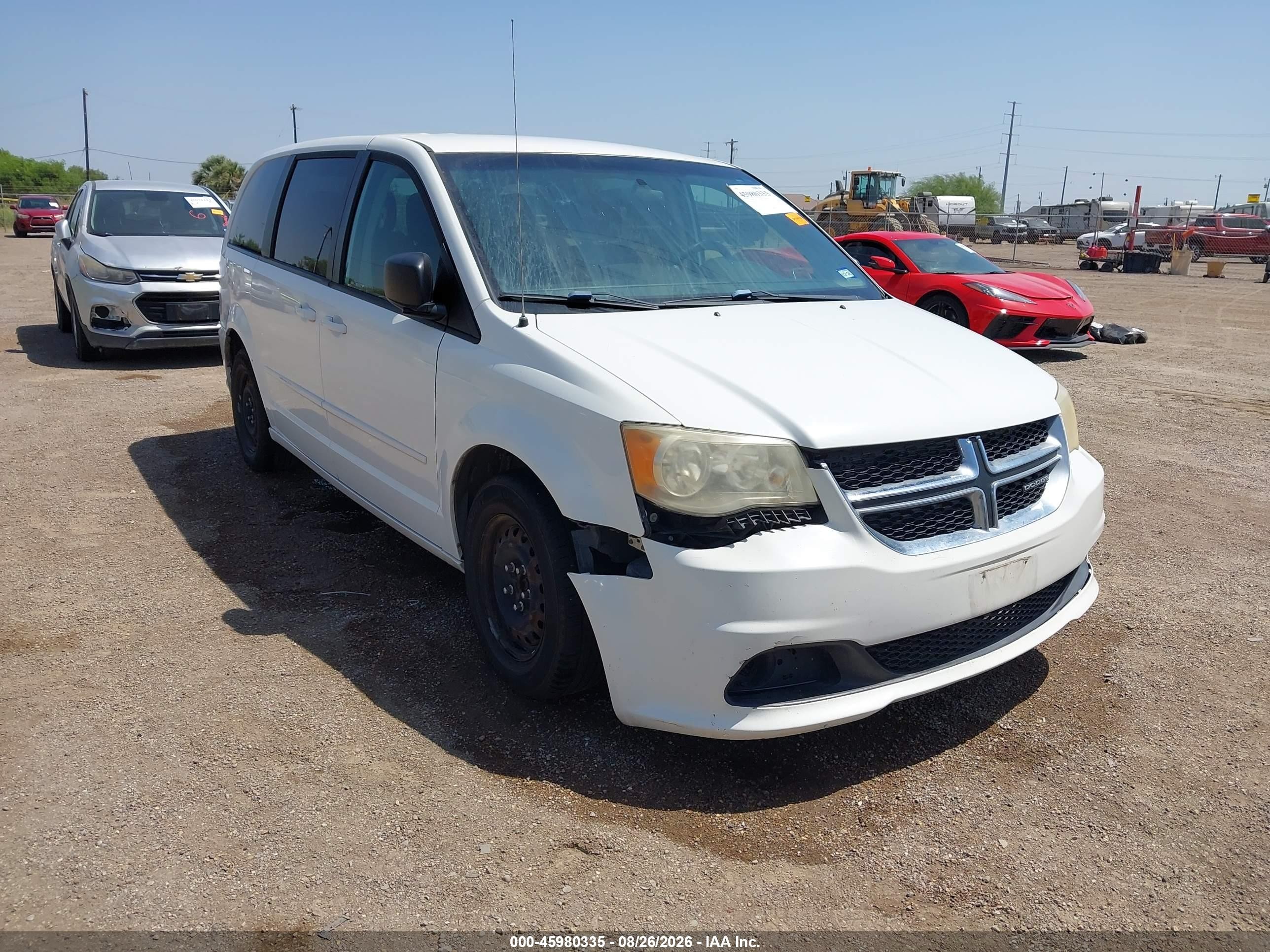 2011 Dodge Grand Caravan Express White vin: 2D4RN4DG8BR796046