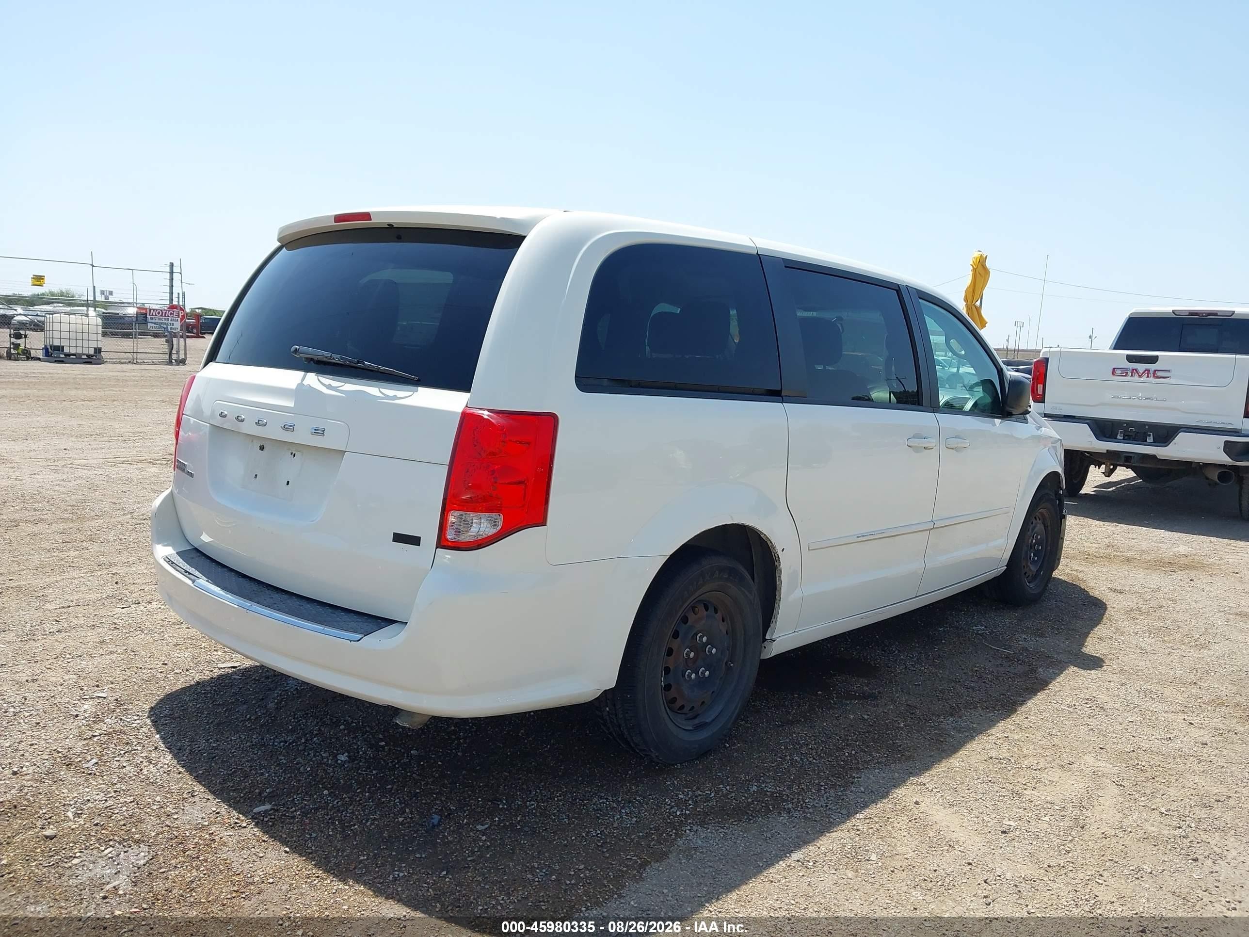 2011 Dodge Grand Caravan Express White vin: 2D4RN4DG8BR796046