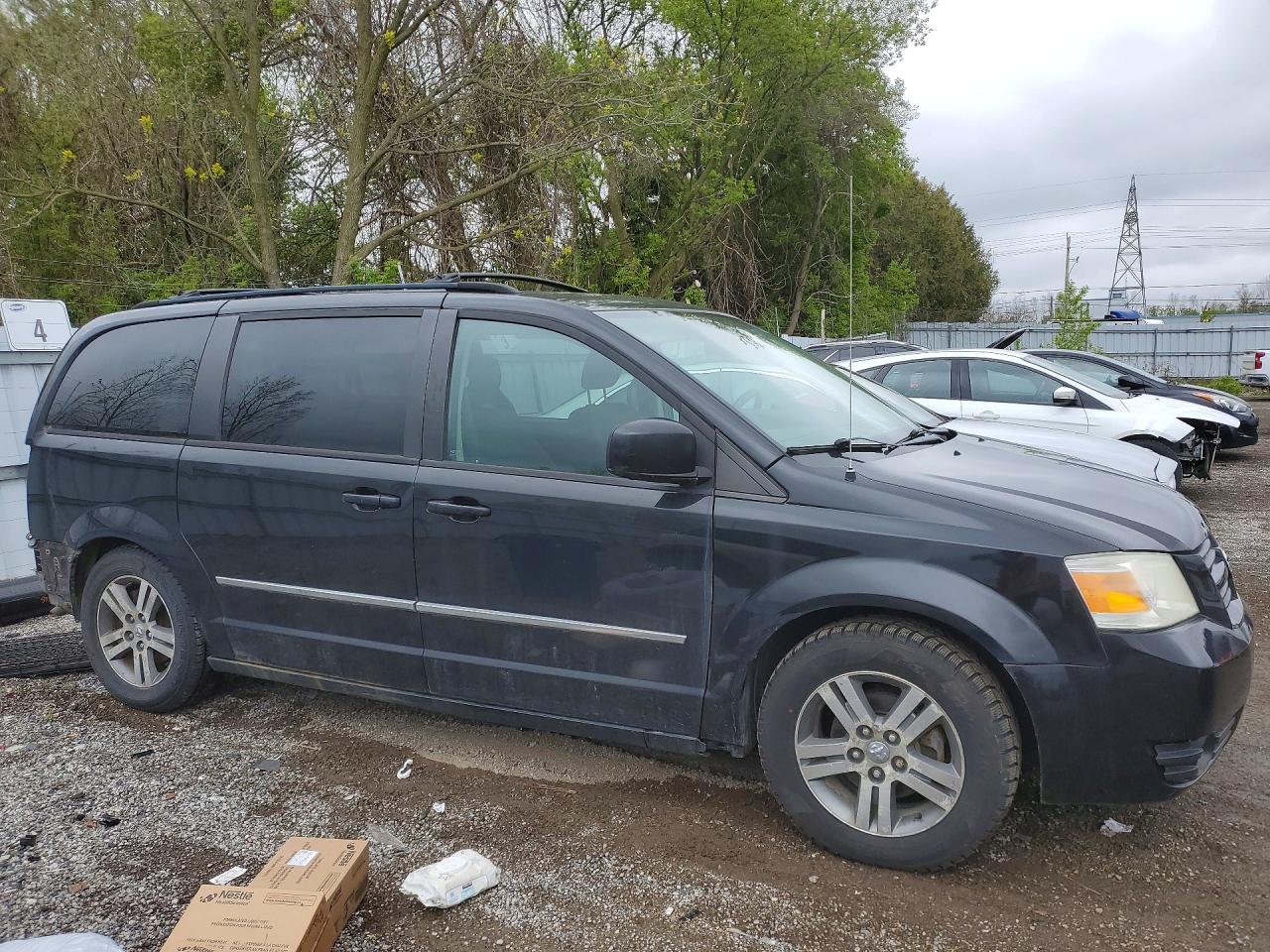 2010 Dodge Grand Caravan Se Black vin: 2D4RN4DX2AR134834