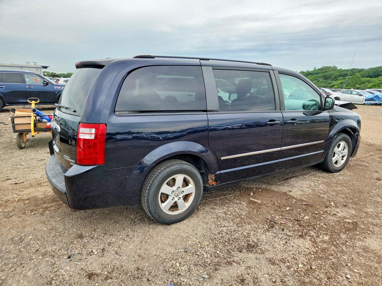 2010 Dodge Grand Caravan Sxt Black vin: 2D4RN5D10AR219611