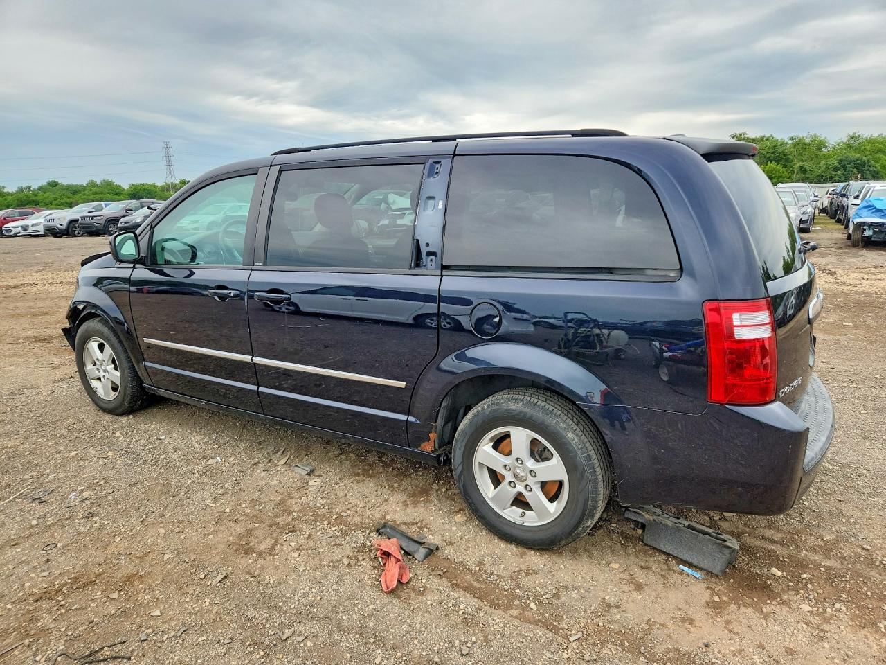 2010 Dodge Grand Caravan Sxt Black vin: 2D4RN5D10AR219611