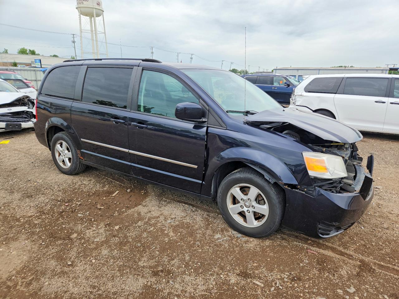 2010 Dodge Grand Caravan Sxt Black vin: 2D4RN5D10AR219611