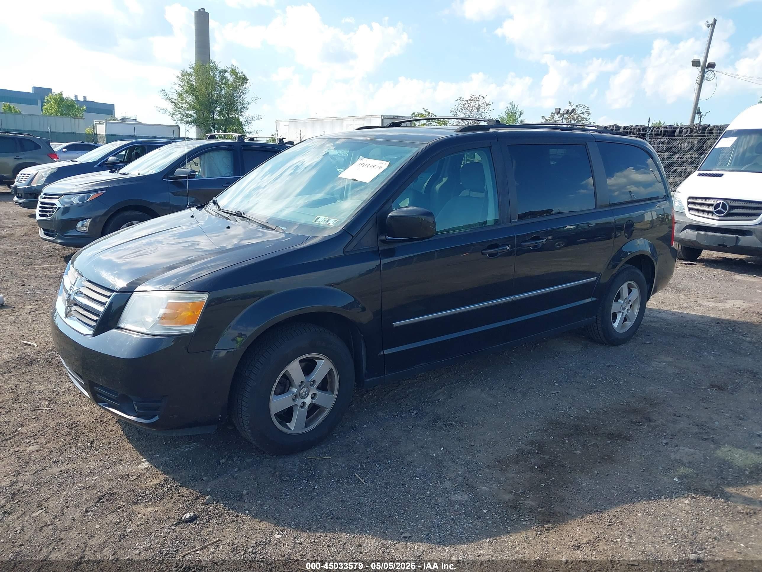 2010 Dodge Grand Caravan Sxt Black vin: 2D4RN5D11AR143249