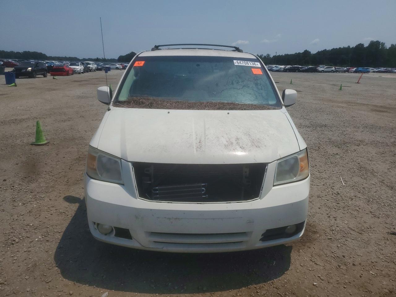 2010 Dodge Grand Caravan White vin: 2D4RN5D11AR155174