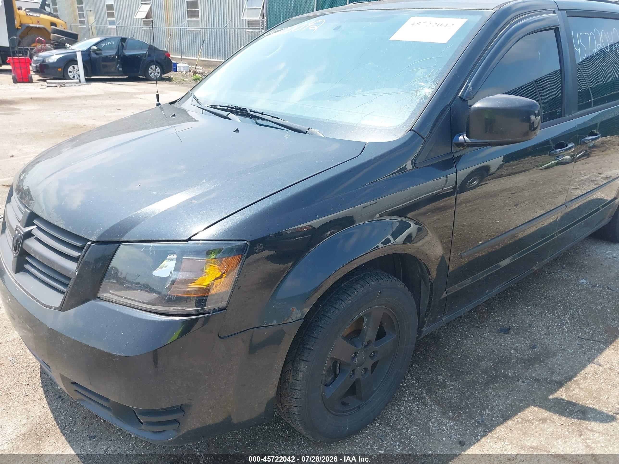 2010 Dodge Grand Caravan Sxt Black vin: 2D4RN5D11AR197408